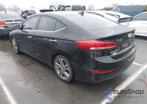 2017 Hyundai Elantra Limited из США, поврежденный, VIN 5NPD84LF5HH013195